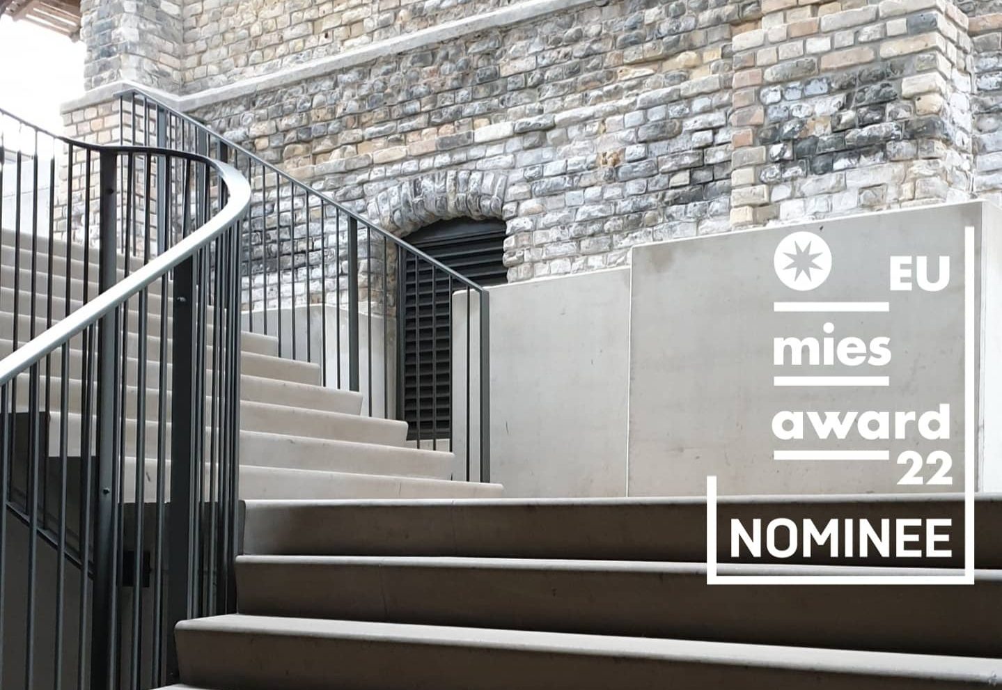 Nominācija Mies Van Der Rohe Award 2022.<br>Projekts: Hanzas Perons, Preču stacijas pārbūve par multifunkcionālu telpu, Hanzas iela 16a, Rīga.